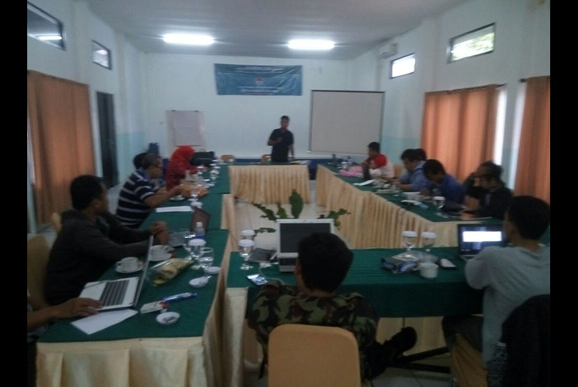  Workshop jurnalistik Keluarga Besar Pelajar Islam Indonesia (PII) di Cisarua, Bogor (21/12).