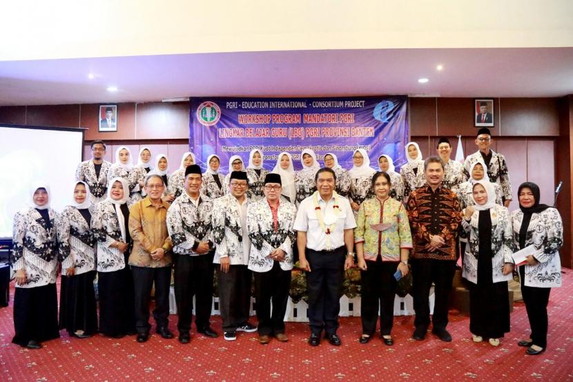 Workshop Program Mandatory PGRI dan Lingkar Belajar Guru (LBG) PGRI Provinsi Banten, Selasa (26/7/2022).