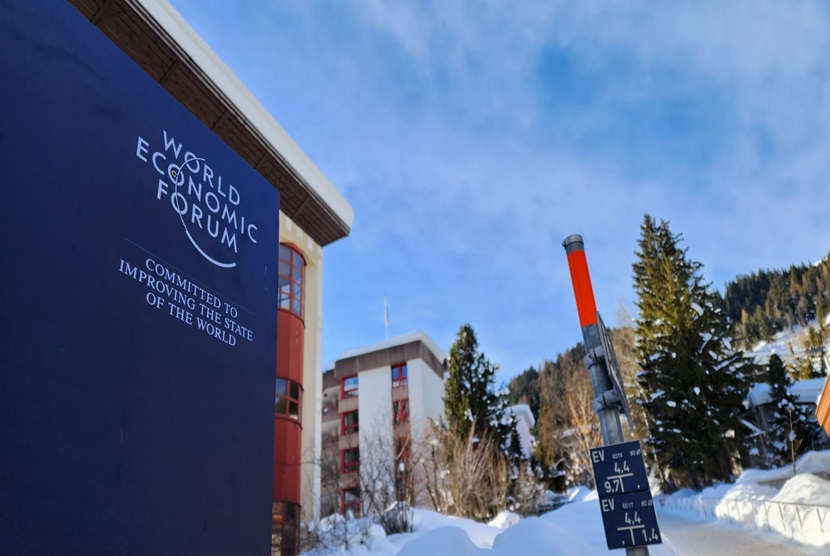 World Economic Forum 2024 yang diselenggarakan di Davos pada 15-19 Januari 2024.