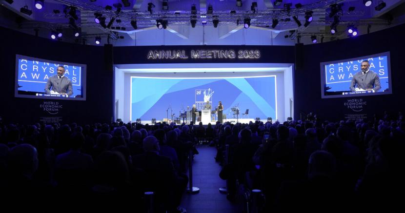 World Economic Forum di Davos, Swiss.