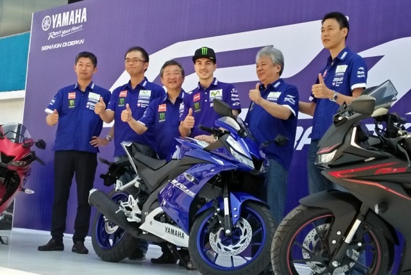 Yamaha luncurkan All New R15 di Sentul, Bogor, Jawa Barat.