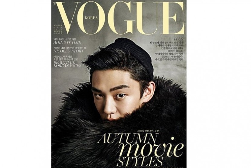 Yoo Ah In jadi cover majalah Vogue
