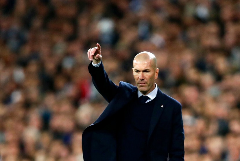 Pelatih Real Madrid Zinadine Zidane