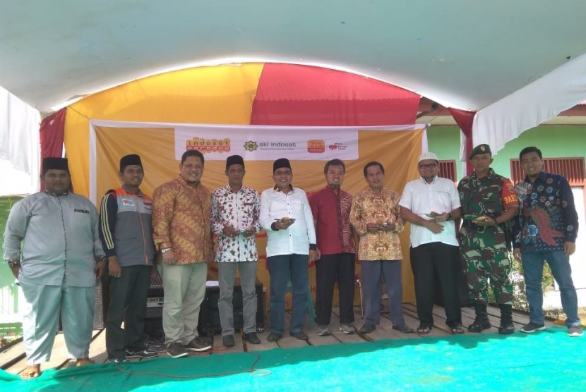 ZIS Indosat dan Rumah Zakat launching Desa Berdaya Rokan Hulu
