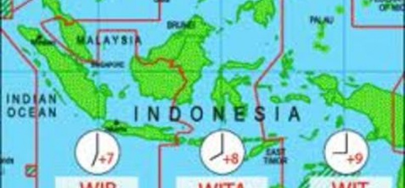 Zona Waktu di Indonesia
