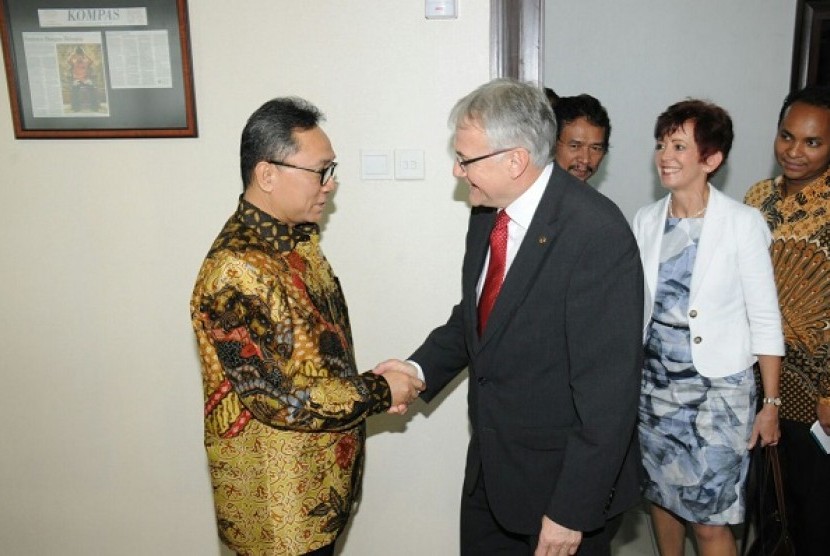 Zulkifli Hasan sambut kedatangan Ketua Senat Swiss, Claude Heche