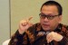 Direktur Pusat Studi Ekonomi dan Bisnis Syariah IPB Irfan Syauqi Beik saat memberikan paparan pada acara Focus Group Discussion (FGD) bertema Virtual Currency yang diselenggarakan oleh Republika di Double Tree Hotel, Cikini, Jakarta, Kamis (25/1).