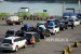 Suasana sore hari di Pelabuhan Merak, Banten, Jumat (31/5).
