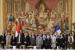 Menteri Pertahanan/Presiden Terpilih Prabowo Subianto memimpin Business Meeting dalam kunjungannya ke Paris, Perancis.