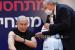 Perdana Menteri Israel Benjamin Netanyahu bersiap menerima vaksin penyakit coronavirus (COVID-19) di Sheba Medical Center di Ramat Gan, Israel, 19 Desember 2020.