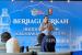  Marketing Director Le Minerale, Febri Satria Hutama saat sambutan dalam acara Le Minerale Berbagi Berkah Ibadah Umroh Karyawan Pagi Sore di Restoran Pagi Sore, Jeruk Purut, Jakarta (25/72024).