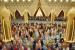 Masyarakat mengikuti shalat tarawih pertama Ramadhan 1445 H di Masjid Raya Jawa Barat Al Jabbar, Kota Bandung, Senin (11/3/2024). Dalam tarawih pertama ini, Imam Besar Masjid Raya Al Jabbar KH Miftah Faridl hadir menyampaikan ceramah.