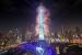 Kembang api meledak di Burj Khalifa, gedung tertinggi di dunia, saat perayaan Malam Tahun Baru, di Dubai, Uni Emirat Arab, Senin, (1/1/2024).