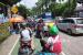 Kemacetan parah terjadi di Jalan Harsono RM arah Kebun Binatang Ragunan pada H-3 Hari Raya Idul 1445 Hijriah, Sabtu (13/4/2024). 