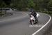 Pengendara sepeda motor melintas di Jalan Raya Puncak, Kabupaten Bogor, Jawa Barat, Kamis (21/5/2020). Kawasan wisata Puncak terpantau sepi pada masa pemberlakuan Pembatasan Sosial Berskala Besar (PSBB)