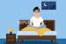 Tips agar tidak kurang tidur selama menjalankan ibadah puasa (ilustrasi). 