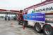 Armada mobile storage yang disiagakan Pertamina di salah satu SPBU Kantong di ruas tol Trans Jawa wilayah kerja Patra Niaga Regional Jawa Bagian Tengah, Senin (25/4).