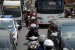  Arus pemudik dengan sepeda motor memasuki perbatasan Jawa Tengah-Jawa Barat di Kabupaten Brebes, Jawa Tengah, Kamis (16/8).  (Aditya Pradana Putra/Republika)