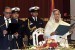 Bangladesh President Abdul Hamid (left) administers the oath to Bangladeshi Prime Minister Sheikh Hasina (right) during her swearing in ceremony in Dhaka, Bangladesh, Sunday, Jan. 12, 2014.