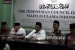 Dewan Pimpinan Majelis Ulama Indonesia (MUI) pusat menyampaikan tausiyah MUI Menyambut Idul Fitri 1439 H di kantor MUI pusat, Jakarta, Selasa (12/6). 