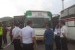 Dishub Kota Cimahi bersama Satlantas Polres Cimahi melakukan giat ramp check kendaraan dan tes urine kepada sopir di rest area KM 125 Purbaleunyi, Selasa (28/5). 