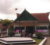 Istana Gebang di kota Blitar, Provinsi Jawa Timur.