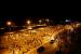 Masjid Ditutup, Muslim di Jaffa Sholat Tarawih di Parkiran. Jamaah sholat tarawih memenuhi lokasi bekas tempat parkir di Jaffa, wilayah pendudukan Israel, karena masjid ditutup akibat pandemi corona, 27 April 2020.