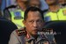 Kapolri Jenderal Polisi Tito Karnavian melakukan teleconference di Pos Terpadu Operasi Ramadniya Pospol Cikopo, Purwakarta, Jabar, Rabu (21/6). 