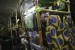   Seorang penumpang menggunakan ponsel mengabadikan bus kota yang dihiasi dengan warna bendera Brasil dan motif Piala Dunia 2014 di Santo Andre, pinggiran kota Sao Paulo, Rabu (18/6). (REUTERS/Nacho Doce)