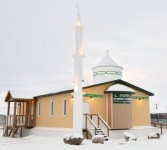 Masjid Midnight Sun di lingkaran Arktik 