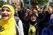 Massa Ikhwanul Muslim menggelar aksi demonstrasi kala dahulu mendukung Muhammad Mursi. (ilustrasi)