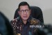  Menteri Agama Lukman Hakim Saifuddin saat konferensi pers biaya penyelenggaraan ibadah haji (BPIH) reguler tahun 1437 H / 2016 M, di Jakarta, Selasa (17/5).(Republika/Darmawan)