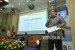 Menteri PPN/Kepala Bappenas Bambang Brodjonegoro menjelaskan paparannya saat acara diskusi Forum Merdeka Barat Sembilan di gedung Kemkoinfo, Jakarta, Sabtu (5/8). 