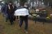 Muslim Tatar di Polandia membawa jenazah bayi migran untuk dimakamkan di Bohoniki, perbatasan Polandia-Belarusia, November 2021.