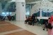 Para calon penumpang menunggu di ruang Check In Bandara Internasional Jawa Barat (BIJB) Kertajati, Kabupaten Majalengka, Senin (1/7). 