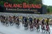 Pebalap memacu sepeda melewati wilayah Kawasan Ekonomi Khusus Galang Batang saat mengikuti Tour de Bintan di Kabupaten Bintan Provinsi Kepri, Sabtu (30/3/2019). 