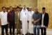 Pengurus Permusyawarakatan Antar Syarikat Travel Umrah dan Haji Indonesia (PATUHI) saat melakukan pertemuan dwngan Wakil Menteri Haji Saudi Arabi, Husen Syarif (ketiga dari kiri) di Arab Saudi.