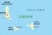 Peta Negara Kepulauan Komoro.