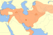 Peta wilayah Dinasti Seljuk.