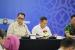 Rapat Koordinasi Persiapan Angkutan Lebaran Tahun 2024/1445 H di Provinsi Jawa Barat bersama Menteri Perhubungan Budi Karya Sumadi di Gedung Pakuan, Kota Bandung, Ahad (31/3/2024).
