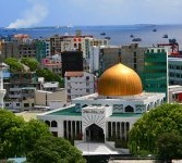 Salah satu masjid di Maladewa.