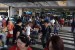 Sejumlah penumpang tiba di Terminal 2 Bandara Internasional Soekarno-Hatta, Tangerang, Banten.