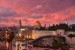 Senja merah di Masjidil Aqsa Yerusalem.