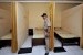 Seorang petugas Satuan Polisi Pamong Praja (Satpol PP) melakukan pemeriksaan ruangan sebuah panti pijat terkait kelengkapan izin tempat rekreasi dan hiburan umum (RHU) di Kawasan Ngagel Jaya, Surabaya, Jatim, Selasa (14/2). Sebanyak tujuh tempat RHU yang t