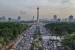 Suasana aksi reuni 212 di kawasan Monas, Jakarta, Senin (2/12/2019). 