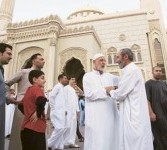 Suasana Idul Fitri di Uni Emirat Arab.