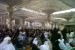 Suasana menjelang waktu Maghrib saat Ramadhan di Masjid Nabawi Madinah.