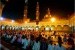 Suasana shalat tarawih di Masjid Al-Azhar, Kairo, Mesir. Mesir mulai menyiarkan sholat magrib dan sholat tarawih melalui stasiun radio. Ilustrasi.