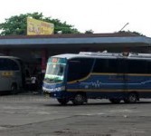 Terminal Bus Tirtonadi Solo, Jawa Tengah.