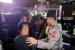 Wakapolda Banten Brigjen Pol Sabilul Alif, berdialog dengan para pemudik di Pelabuhan Merak Banten, Senin (17/4/2023) dini hari.